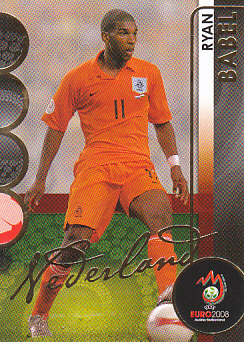 Ryan Babel Netherlands Panini Euro 2008 Card Collection #123